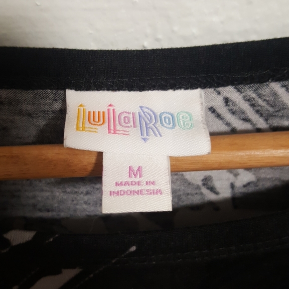 Plaid Lularoe Julia Dress medium unicorn - Picture 6 of 7